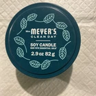 Mrs. Meyer's Clean Day 2.9 Oz. Mint Small Tin Soy Candle 322919 Mrs. Meyer's