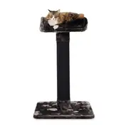 Juni Premium Post W Perch Cat Scratch Charcoal 60x60x101cm