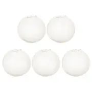 5 Pcs 8" Paper Lantern Round Hanging Chinese/Japanese Lantern Decor Cream