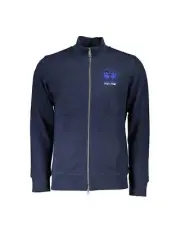 La Martina Polo Crew ZipUp Sweatshirt - Sweaters - Blue -Size 2XL