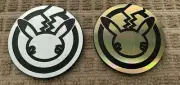 Pokémon Celebrations (25th) Pikachu Silver Colored + Pikachu Gold Color Coins