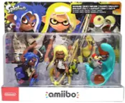 Splatoon 3 Octoling Inkling and Smallfry Nintendo Amiibo Boxed Japanese Stock