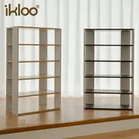 在飛比找特力屋線上購物優惠-[特價]【ikloo】日系優雅五層木質鞋櫃(胡桃木色)