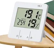 Room Temperature Monitor - Digital Temperature Humidity Sensor with Comfort Indicator | Room Thermometer Humidity Meter for Baby, Max Min
