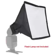 Durable 20X30CM Speedlite Softbox On Camera Flash Diffuser Foldable Mini Softbox
