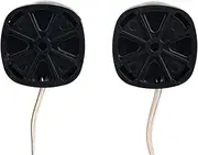 Car Speaker Tweeters 2PCS 12V 4Ω 500W Small Round Speaker Audio Music Stereo Super Power Loud Black Dome Tweeter Kit Universal Car Audio Tweeter