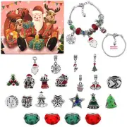 2025 Advent Calendar Christmas Countdown Calendar DIY Bracelet Making Kit Girls