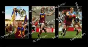 MICHAEL VOSS BRISBANE LIONS FC GREAT 3 8x6 LARGE PHOTOS