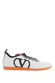 [VALENTINO GARAVANI] VALENTINO GARAVANI sneaker in white polyurethane with high breathability and hook-and-loop closure 44 White