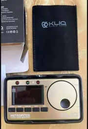 KLIQ MetroPitch - Digital Tuner Metronome for All Instruments, Gold