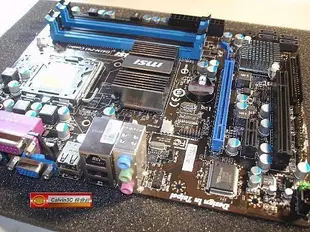 微星 MSI G41M-P33 Combo 775腳位Intel G41晶片 DDR3 DDR2 SATA2 內建顯示