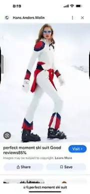 perfect moment ski suit size small new with tags