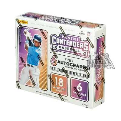 2021 Panini Contenders Baseball Hobby Box