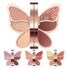Sweatproof 6 Colors Butterfly Eyeshadow Palette Shimmer Matte Eye Shadow