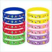 12PC New Super Mario Wristbands Bracelets Birthday Party Favours Lolly Bag Filler