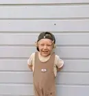 Papillon Dungaree - Mocha (unisex)