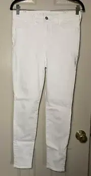American Eagle White Jeans High Rise Jegging Next Level Stretch 8/29W NWT