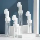 1pc Mini Foaming Mousse Bottle Mousse Liquid Dispenser Portable Brush Cleanser✅