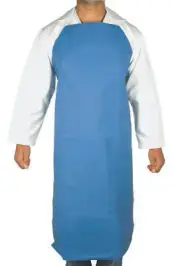 Adult Apron, 42 Inch - Adjustable Ties - Flexible Rubber - Eisco Labs