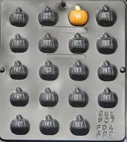 Pumpkin Bite Size Chocolate Candy Mold Halloween 927 NEW