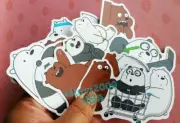 WE BEAR BEARS STICKERS CARTOON NETWORK PARTY FAVORS SET OF 9 WATERPROOF DECAL #4