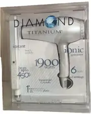 Babyliss PRO Nano Titanium 1900 Watt Ionic Dryer & 1” Straightening Iron New