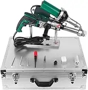 Hand Extrusion Welder Gun, Handheld Plastic Extruder Welding Gun, Hot Air Plastic Welder Gun with Temperature Display, Handheld Plastic Extrusion Welder Kit for Pipe Fabrication & Repair