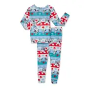 12M Toddler Peanuts snoopy Valentine's Day pajamas 2 piece sleepwear