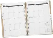 2025 A5 Paper Weekly Planner Notebook Spiral Daily Agenda Book for Students Teachers Office English Version