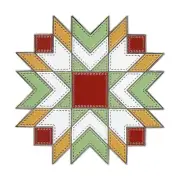 Gingham Star Needle Minder by Lori Holt