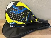 Grandcow Racket Carbon Fiber Power Lite Pop Tennis Paddle Paddleball Racquet