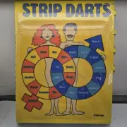 1986 Strip Darts Game New In Box Adult Game Complete Game Ready To Play