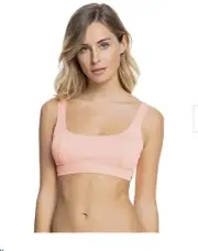 Roxy Bikini Top Med PEACH Juniors' Mind of Freedom Bralette , MSRP $45. J-10