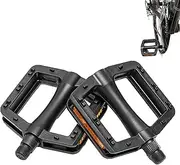 Pedals for Night Riding | Lightweight Replacement Pedals with Reflectors for Biking,Riding Supplies for Cyclists Women Men