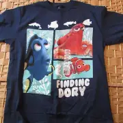 Disney Pixar Finding Dory T-shirt Kid's Size L Unisex New/Tags Dory Nemo Hank
