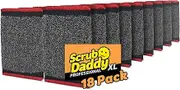 Scrub Daddy Steel Scouring Pad Scrub Sponges XL - Large Stainless Steel Scour Daddy - Stainless Steel Fibers Do What Scrubbing Sponges Can't - Durable, Shred-Resistant Scrubbing Pads (18 Count)