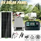 200W Solar Panel Kit 12V-220V 60A Battery Charger RV Trailer Van Travel U4Z1