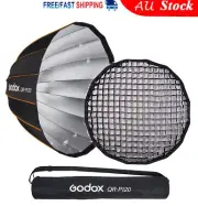 Godox QR-P120 Quick Release Parabolic Softbox Bowens Mount with Grid Diffuser