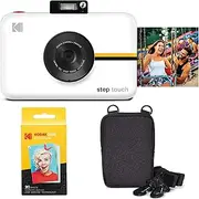 [KODAK] Step Touch 13MP Digital Camera & Instant Printer with 3.5 LCD Touchscreen (White) Go Bundle