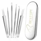 BESTOPE Blackhead Remover 6 in 1 Pimple Comedone Extractor Tool Acne Removal Kit