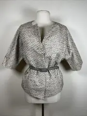 Escada Textured Silk Retro Style Jacket W Tags Size 40 US 14