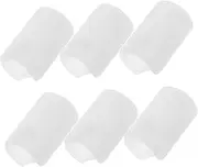 Vaguelly 6pcs Silicone Anti Collision Door Handle Bumpers Safety Drawer Handle Covers Protective Guards for Kitchen Cabinets and Furniture Handles