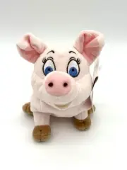 Vintage Disney Store Hen Wen Bean Bag Plush Black Cauldron Pig Stuffed Toy NWT