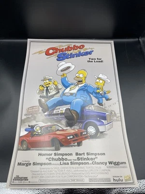 2025 SDCC COMIC CON EXCLUSIVE FOX POSTER THE SIMPSONS BART HOMER LISA WIGGUM