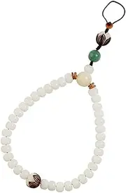 OKUMEYR Beaded Phone Lanyard Wrist Strap Lightweight Hanging Chain for Phones Handbags Keys Stylish Style Accessory for Everyday Use and Device Safety