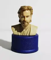 Star Wars Episode II Obi-Wan Bust 2002 Japanese Pepsi Cola Bottle Topper #37