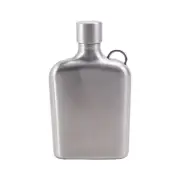 Metal Square Wine Flasks Leakproofs Whiskeys Pots for Travel Campings Drinkware