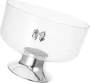 GREENADSCAPE Goblet Dessert Bowl Glass Decorative Bowl Fruit Bowl for Kitchen Counter Small Candy Dish Footed Dessert Cups Trifle Bowl with Pedestal Crystal Candy Dish Large Candy Bowl