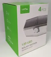 (MA2) Litom 120 Led Solar Sensor Light (4pcs)