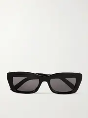 [DIOR Eyewear] DIOR Eyewear - Diormidnight S3i Square-frame Acetate Sunglasses - Black - One size One size Black